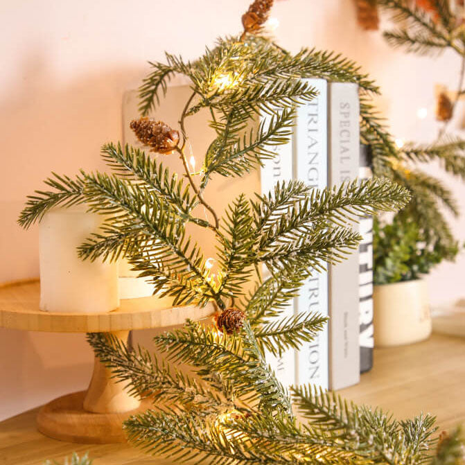 Guirlande lumineuse décorative à LED en forme d&