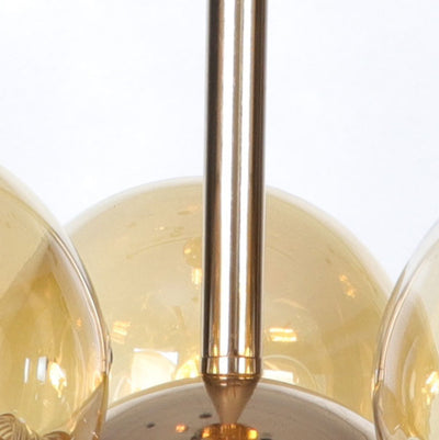 Nordic Creative Glass Ball Bubble 9-Licht-Kronleuchter 