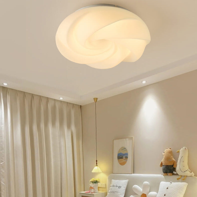 Creative Rose Cloud Design LED Flush Mount Light