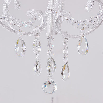 Nordic Light Luxury Arc Crystal Glass 1-Light Pendant Light