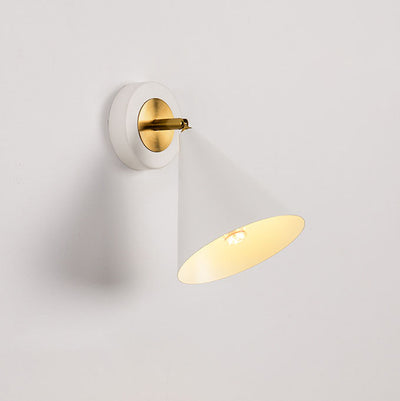 Nordic Minimalist Solid Color Rotatable 1-Light Wall Sconce Lamp