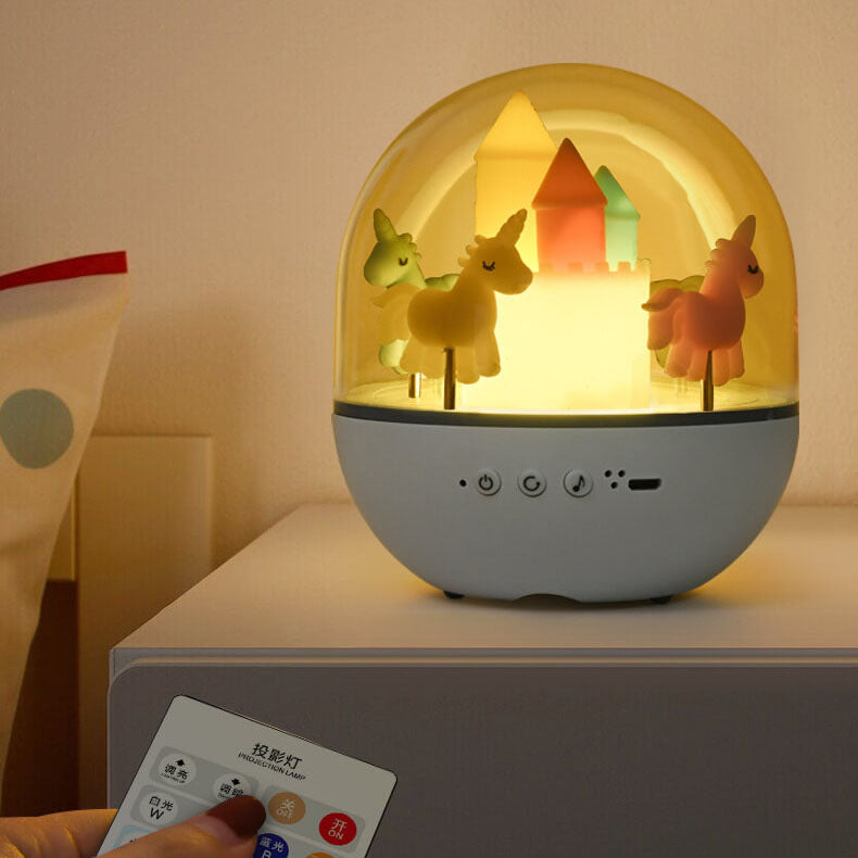 Creative Carousel Octavo Bluetooth Kids Night Light Table Lamp