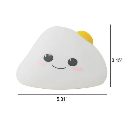 Lampe de Table à Minuterie Pat Lampe de Nuit LED en Silicone Créatif en Forme de Lait 