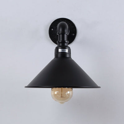 Vintage Industrial Iron 1-Light Wall Sconce Lamp