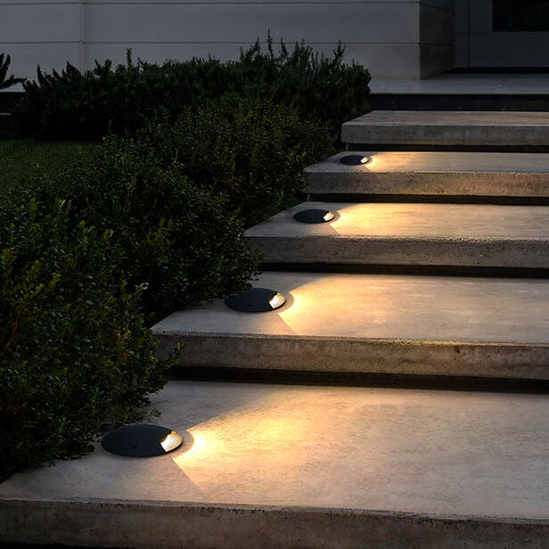 Luz de paisaje insertable en el suelo LED impermeable minimalista moderna 
