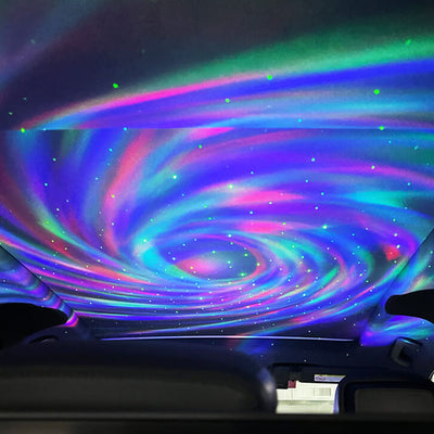 Luz de Proyección de Galaxia Creativa LED Atmosphere Luz de Proyección de Música Bluetooth 