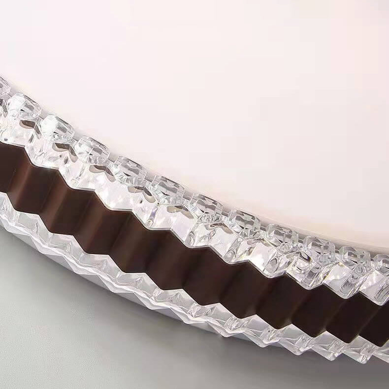 Nordic Light Luxury Round Simple LED Flush Mount Light
