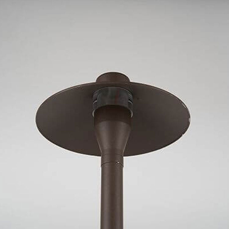 Copper Aluminum Umbrella Design LED Outdoor Lawn Floor Lamp