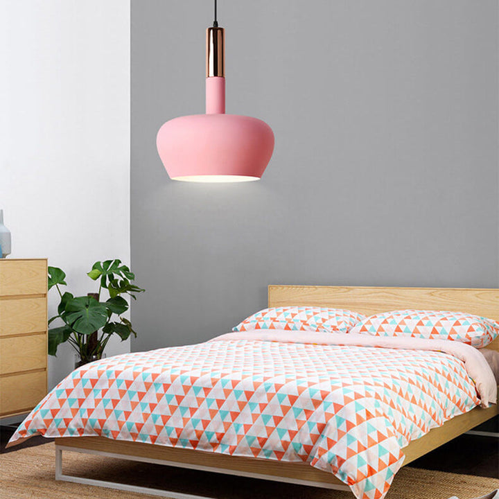 Suspension Luminaire 1 Lumière en Forme de Bouteille en Aluminium Macaron Nordique 