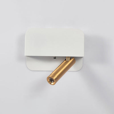 Minimalist Square Spotlight Rotating LED Wall Sconce Lamp