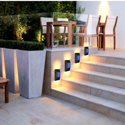 Simple Solar Waterproof Up and Down Lighted LED Wall Sconce Lamp