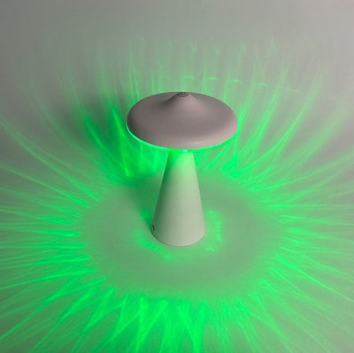 Moderne kreative UFO USB wiederaufladbare LED-Nachtlicht-Tischlampe 
