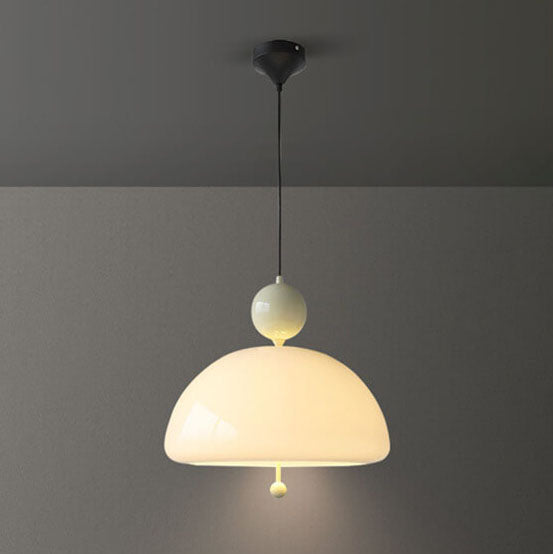 Moderne Einfachheit Floraler Glasschirm Kugel Dekor 3-Leuchten Pendelleuchte für Wohnzimmer 