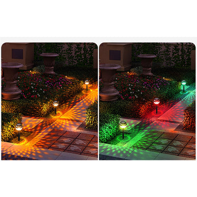 Modernes rundes wasserdichtes Solar-LED-Garten-Rasen-Licht-Außenlicht 