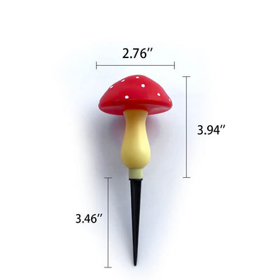 Modern Art Deco Solar Waterproof Mushroom Shaped String Lights LED Outdoor Lawn Decorative Ground Plug Light