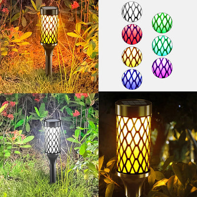 Solarsäulen-Rasen-Garten-dekorative LED-Weg-Lampe 