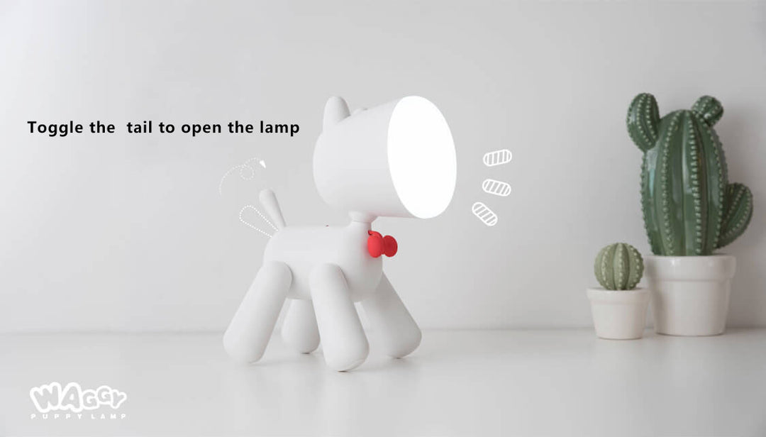 Lampe de Table LED USB Veilleuse Chien Intelligent 