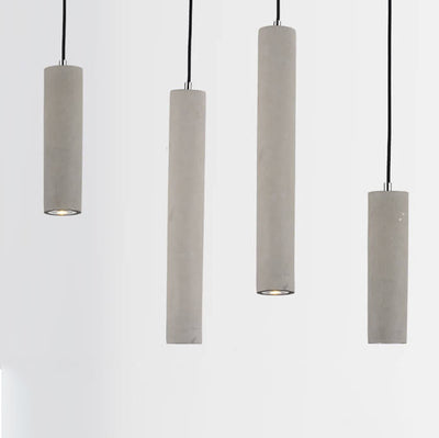 Industrial Minimalist Cylinder Shaped 1-Light LED Pendant Light