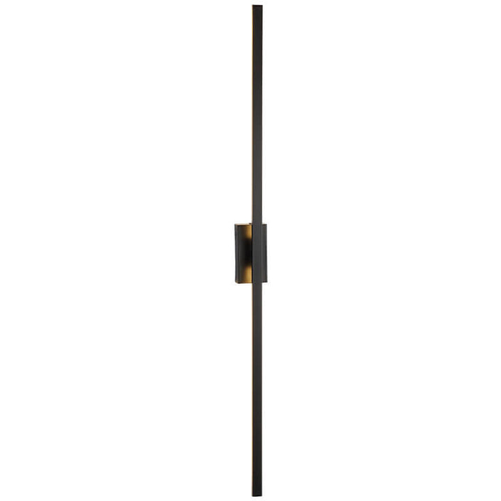 Nordic Minimalist Black Linear LED Mirror Front Light Wall Sconce Lamps