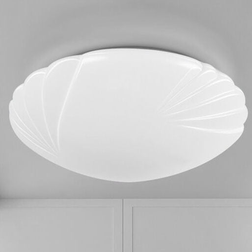 Modern Circle Acrylic 1-Light LED Flush Mount Ceiling Light