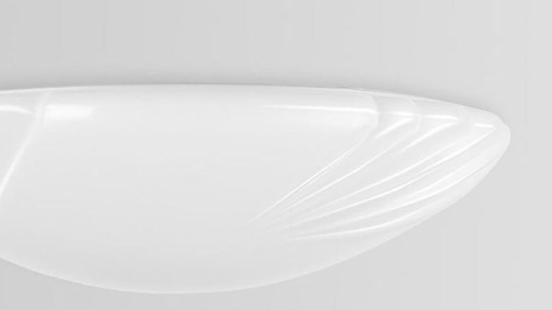Modern Circle Acrylic 1-Light LED Flush Mount Ceiling Light