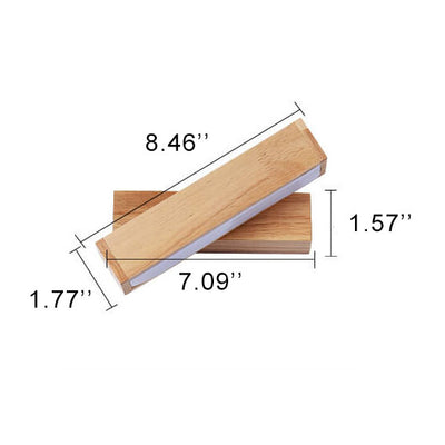 1-flammige drehbare LED-Wandleuchte aus Holz 