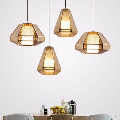 Post-modern Creative Stainless Steel 1-Light Lantern-shaped Pendant Light