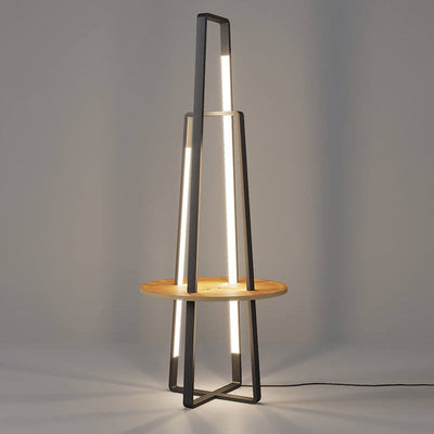 Nordic Creative Geometric Shelf LED Standing Floor Lamp