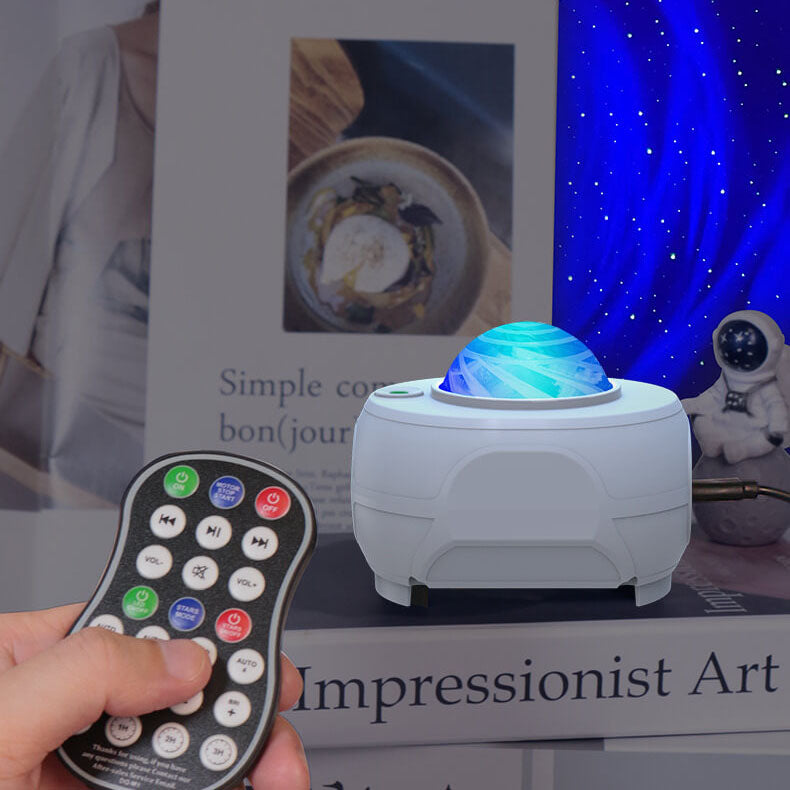 Luz de Proyección de Galaxia Creativa LED Atmosphere Luz de Proyección de Música Bluetooth 