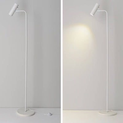 Industrial Iron Simple Lamp Base Adjustable LED Standing Floor Lamp