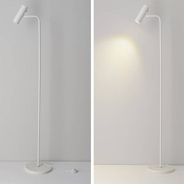 Industrial Iron Simple Lamp Base Adjustable LED Standing Floor Lamp