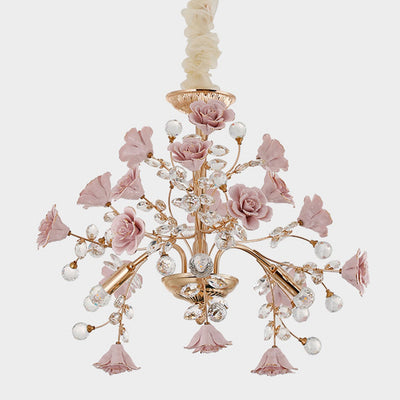 European Court Style Light Luxury Crystal 3/6/8-Light Island Light Chandelier