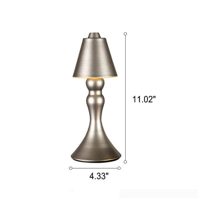 Modern Metal Rechargeable LED Table Lamp