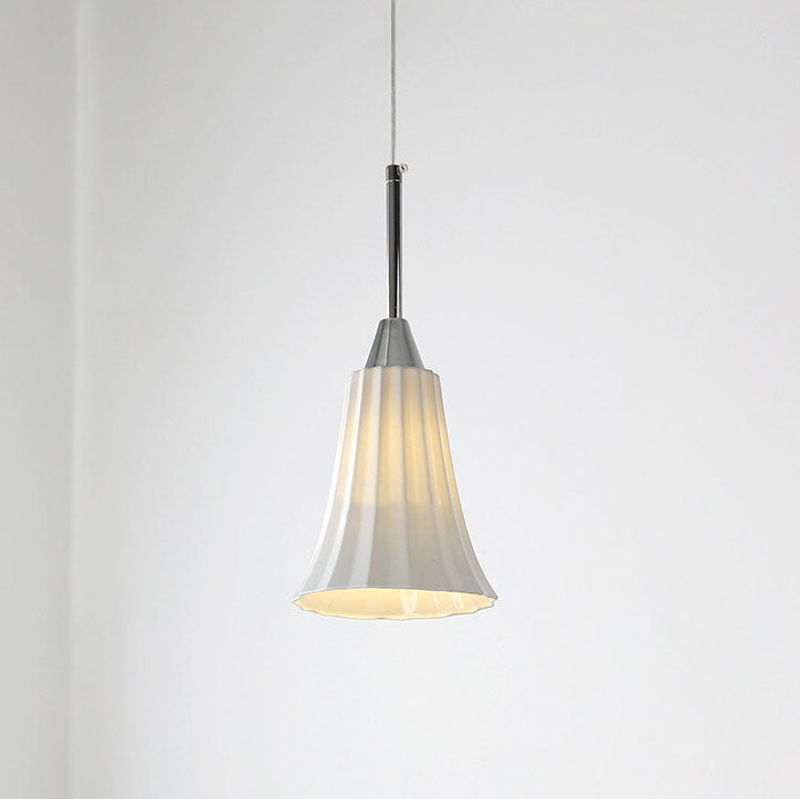 Lámpara colgante de 1 luz con textura cerámica minimalista moderna 