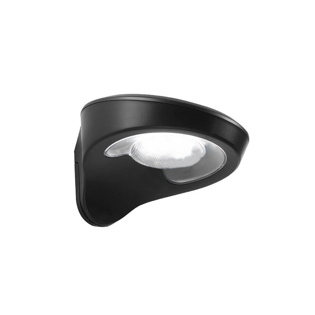 Solar Kreative Runde PC LED Outdoor Garage Wandleuchte 