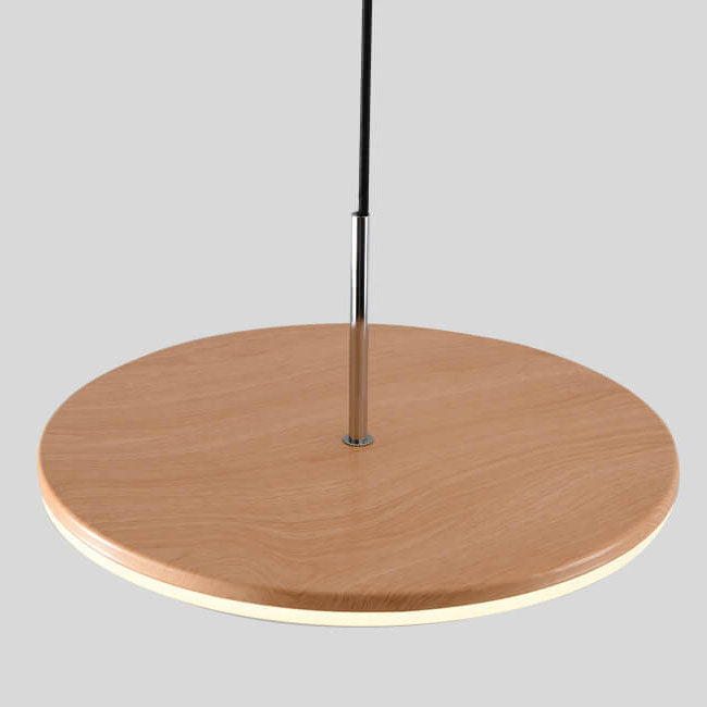 Lampe suspendue LED plate avec soucoupe volante ronde créative nordique 