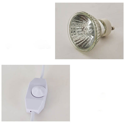 Lampe de table à cire fondue 1 lumière avec abat-jour en métal de luxe européen 