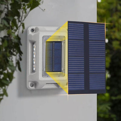 Solar Waterproof LED Outdoor Garden Bidirectional Lighting Wall Sconce Lamp