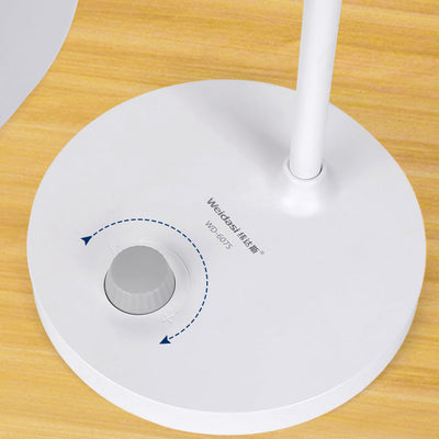 Lampe de table LED rechargeable par USB de protection oculaire de tuyau de couleur unie moderne 