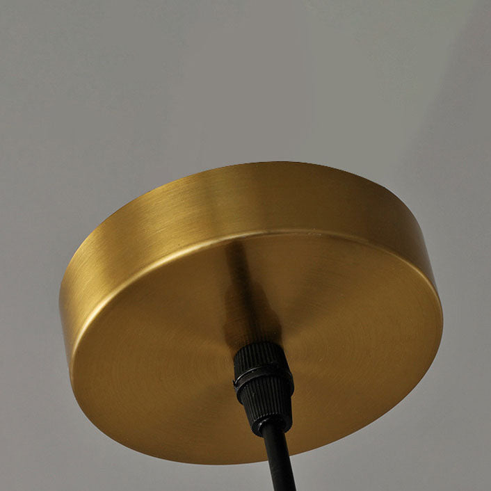 Nordic Light Luxury Brass Orb 1-Light Pendant Light