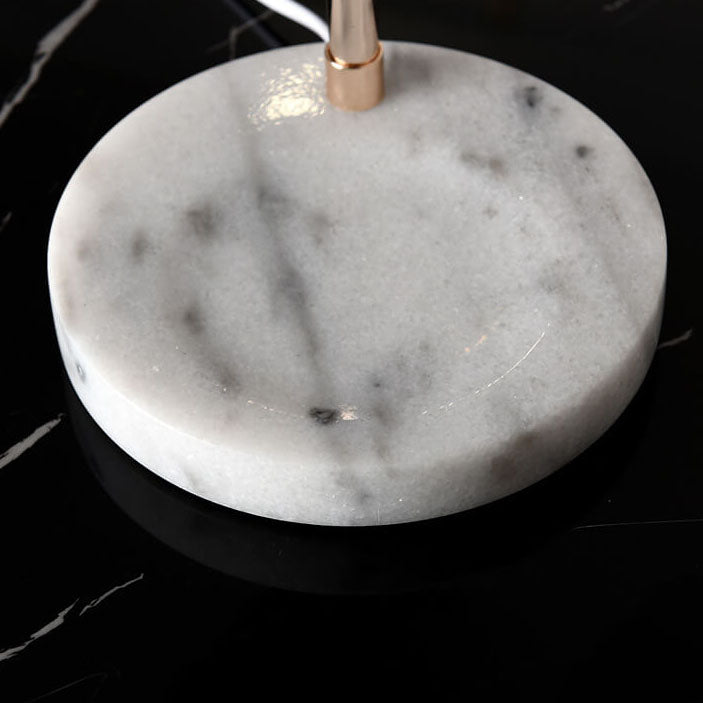 Traditional European Minimalist Marble Liftable 2-Light Melting Wax Table Lamp