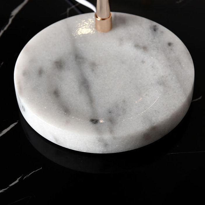 Lámpara de mesa de cera derretida con 2 luces elevables de mármol minimalista tradicional europeo 