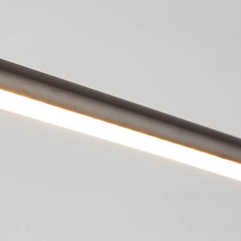 Minimalistische LED-Wandleuchte aus Aluminiumstreifen 