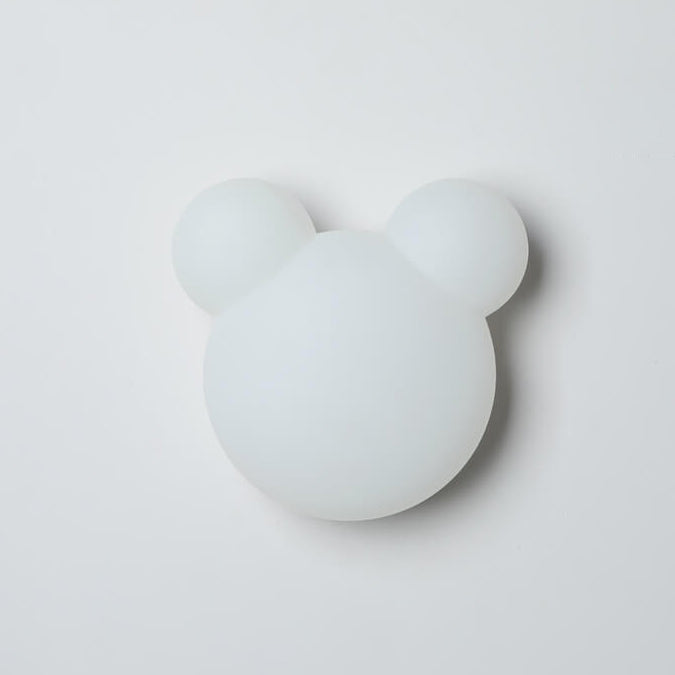 Cartoon Minimalist Bear Shape LED Wall Sconce Lamp