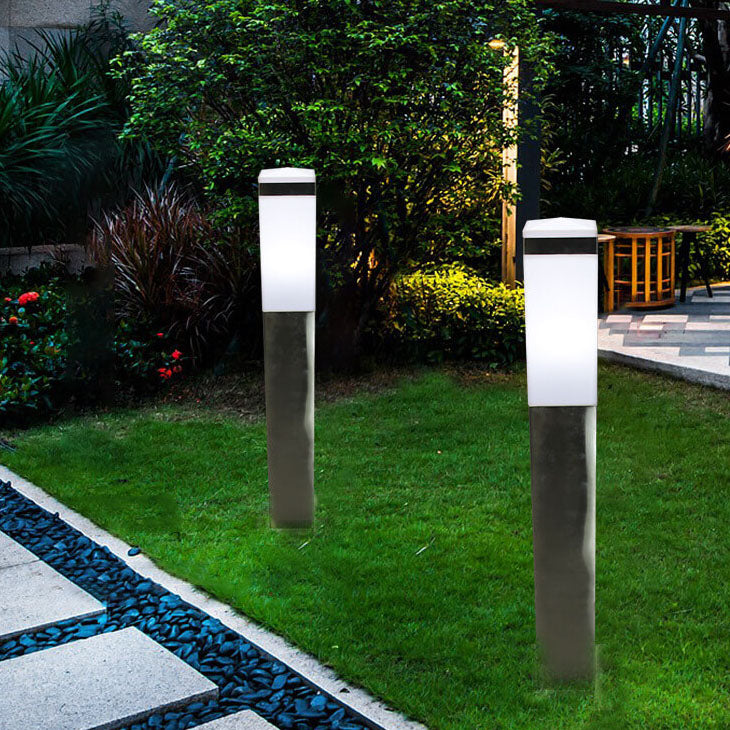 ضوء مسار LED مقاوم للماء عمود مربع حديقة خارجية 