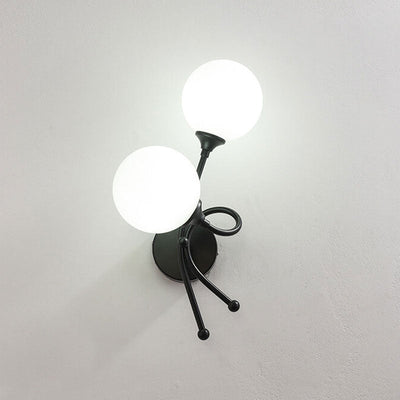 Modern Minimalist Knot Shape Design 2-Light Wall Sconce Lamp