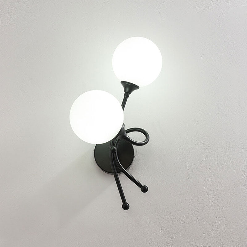 Modern Minimalist Knot Shape Design 2-Light Wall Sconce Lamp