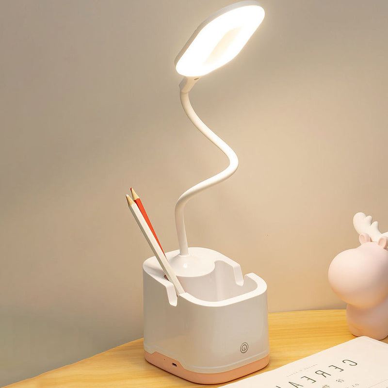 Modern Solid Color Foldable Eye Protection USB Rechargeable LED Table Lamp