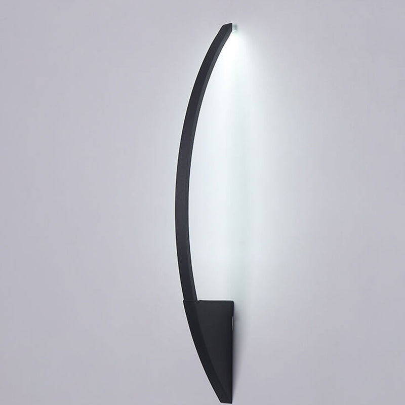 Nordic Minimalist Arc Line LED-Wandleuchte aus Eisen-Acryl 