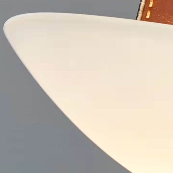 Vintage Creative Leather Belt Glass 1-Light Pendelleuchte 